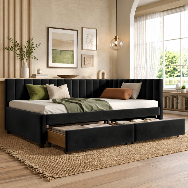 Full Size Daybed with Storage Drawers