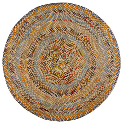Antique Wool Multicolor Jewel Tones Flat Weave Rug