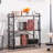 3 Tier Industrial Style Open Bookshelf with Metal Frame for Freestanding Placement-1106287234