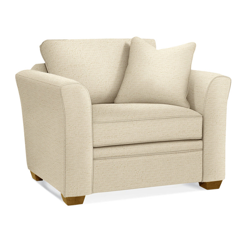 Bridgeport Upholstered Armchair, Ivory Crypton Performance; 0886-91, Havana