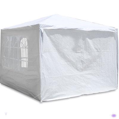 Party Tent Outdoor Heavy Duty Gazebo Wedding Canopy + 4 Removable Walls