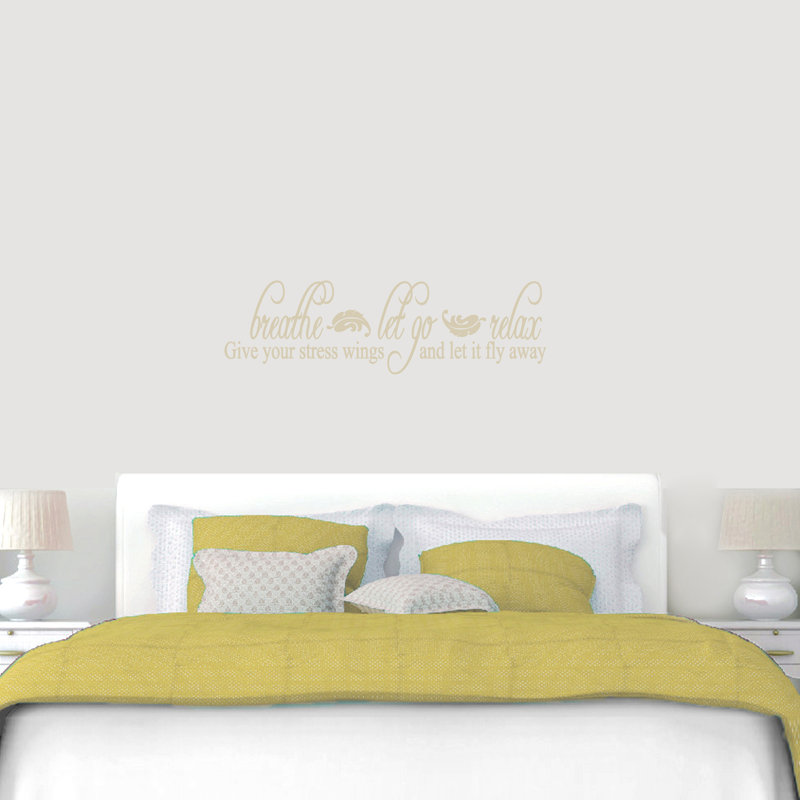 Décalcomanie murale let go relax Fleishman, Beige clair