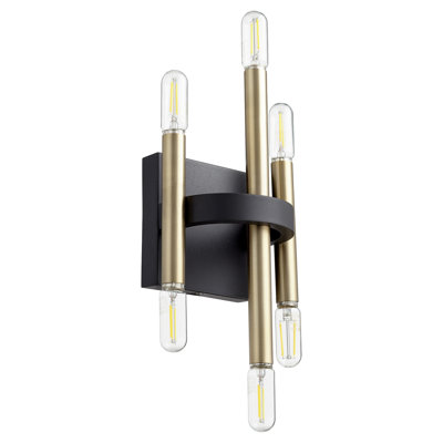 Alassane Steel Candle Wall Light