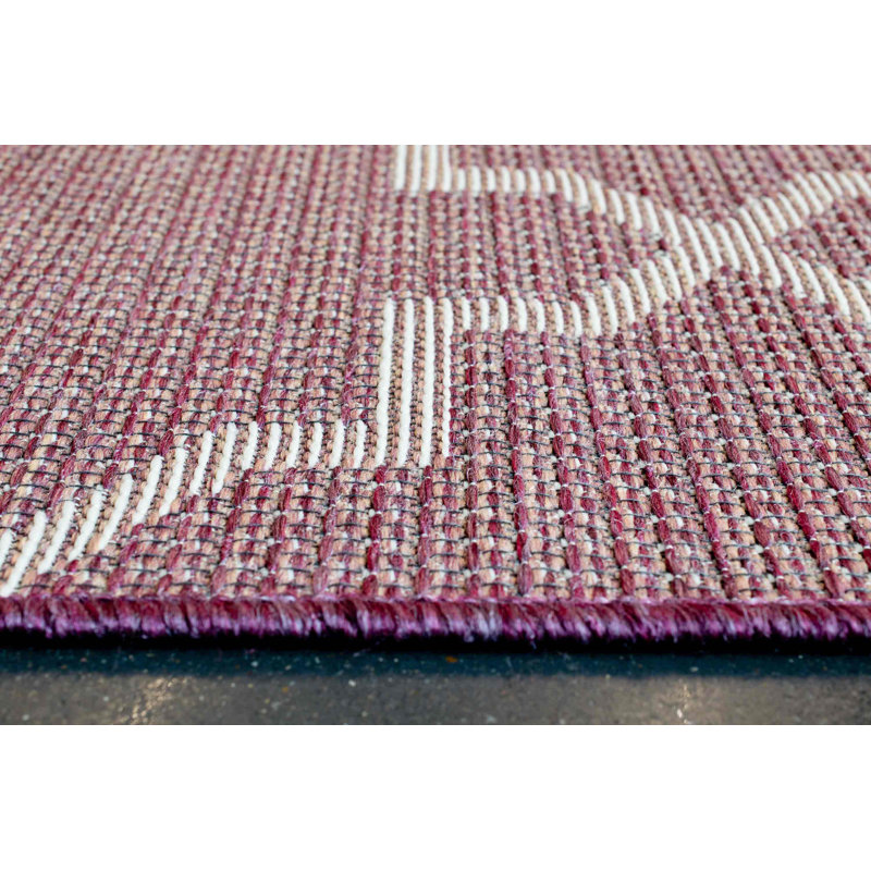 Clairvaux Geometric Hand Woven Indoor / Outdoor Area Rug, Rectangle 80 x 150cm