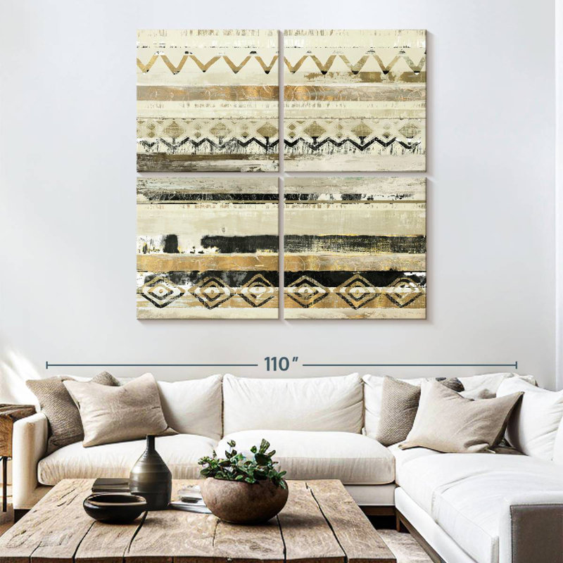 Kerner African Patchwork, 74" H x 74" W