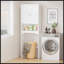 Armoire de rangement au-dessus de la toilette