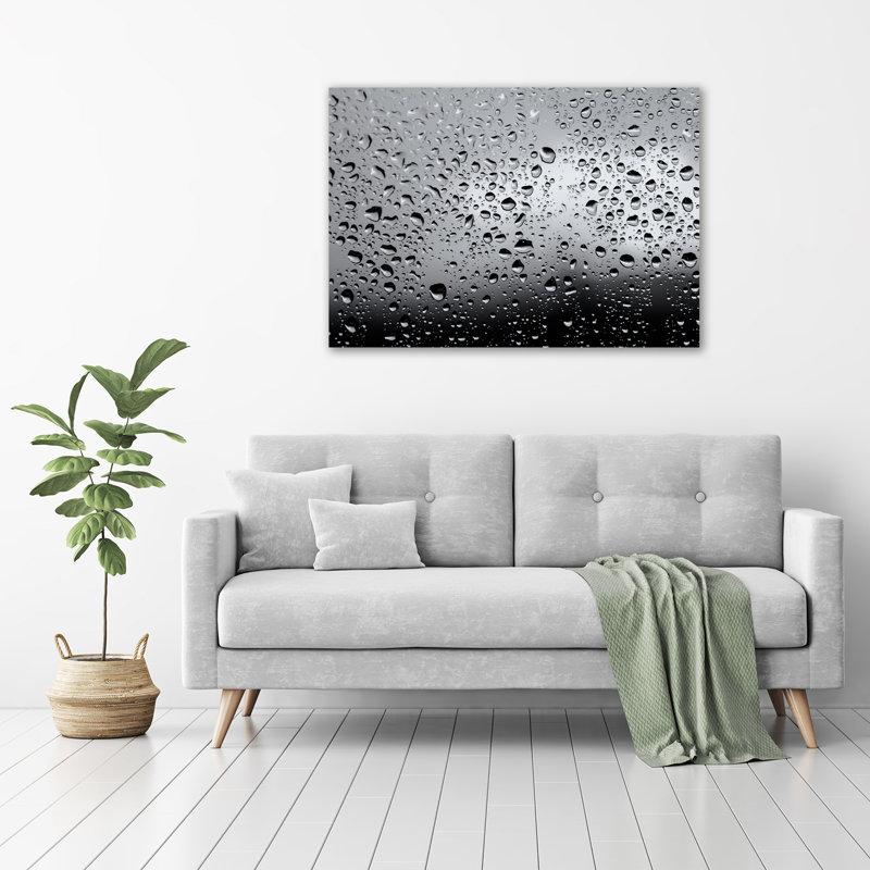 Drops Of Water - Wrapped Canvas Print