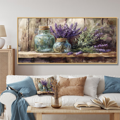 Lavender And Rosemary Bouquet IV - Lavender Wall Art