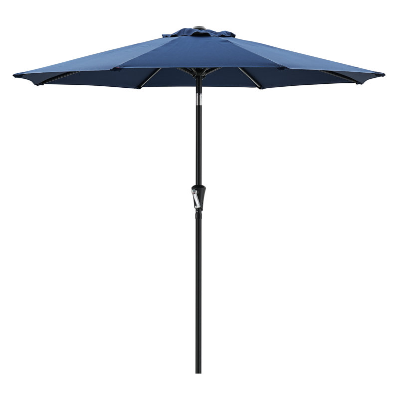 Parasol de marché 108 po Ruel, 7,5ft, Bleu marine