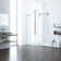 Elan 68-72" W x 74" H Sliding Frameless Shower Door with 3/8" Clear Glass