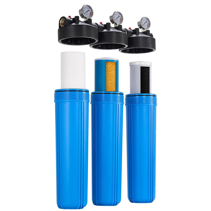 Système de filtration d'eau à 3 étapes pour toute la maison 4,5 po x 20 po IMR