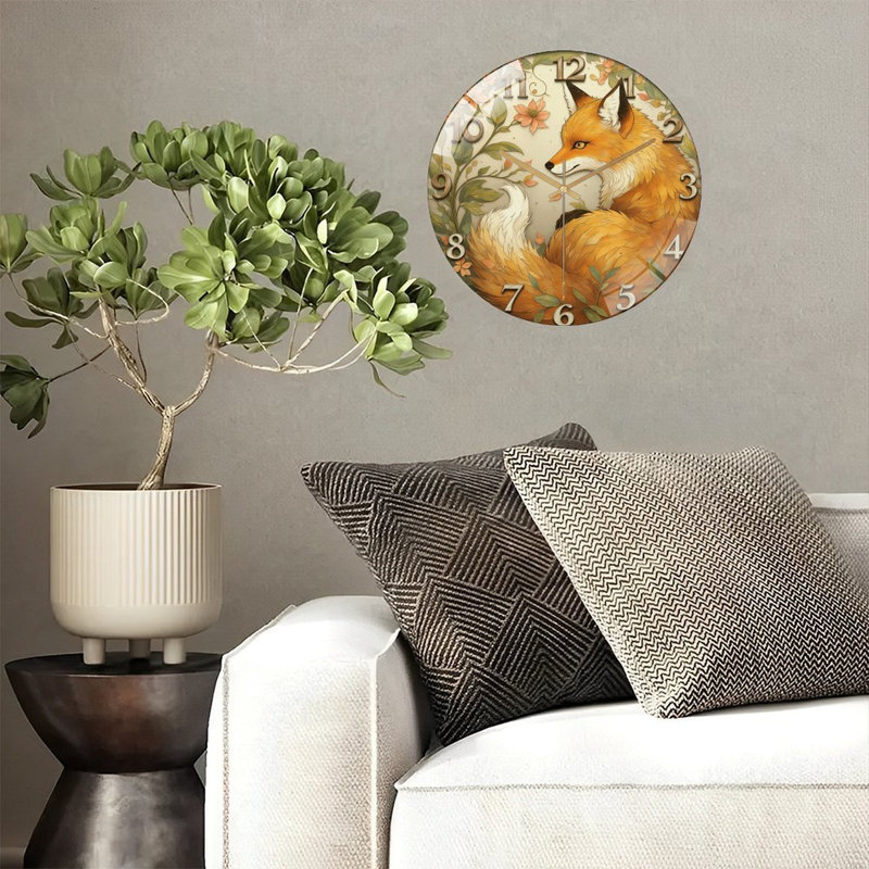 Horloge murale rétro vintage 12 po