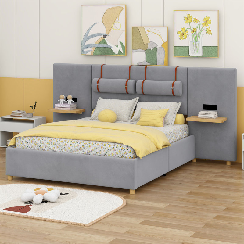 Miara Upholstered Panel Storage Bed