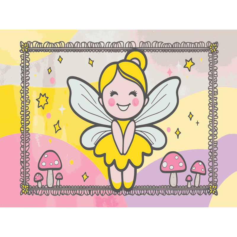 Tapis fantaisie Zoomie pour enfants Zoomie, Rectangulaire 2 pi x 3 pi