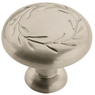 Round Knob, Satin Nickel