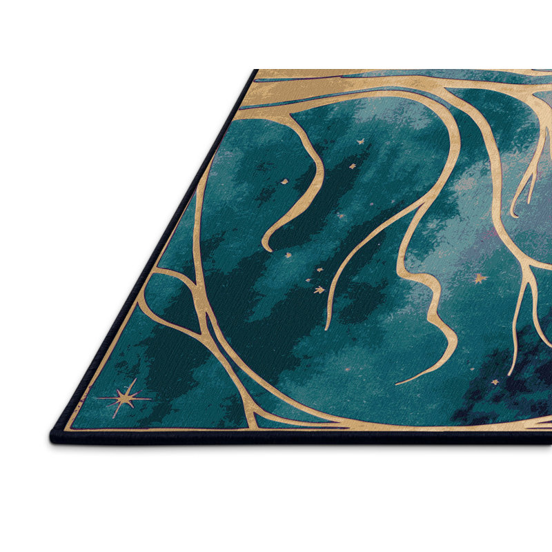 Tapis Twilight Meadow, Rectangulaire 2 pi x 3 pi