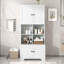 Armoire de rangement haute et large pour salle de bain-1881787047