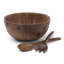 Deco Dot Wood Salad Bowl