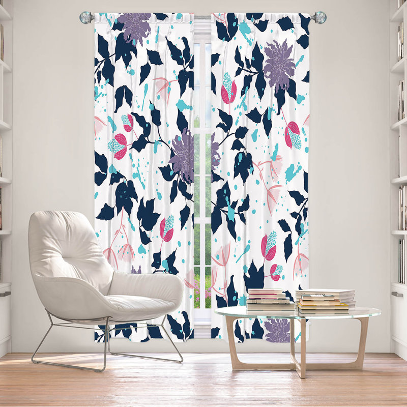 Paire de rideaux obscurcissant en polyester Everley, L 20 po x L 82 po