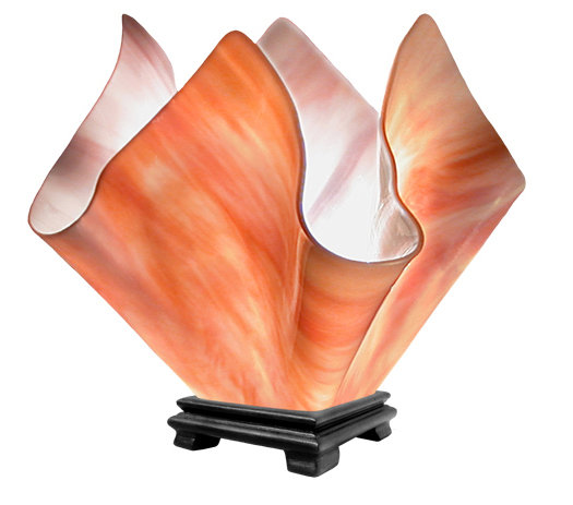 Lampe torchère noire 11,25 po Dale, Bisque