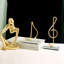Ensemble de 3 figurines d'art abstrait scandinave, mini artisanat, ornement d'entrée de luxe léger, décoration de bureau (ensemble de 3)-1339522464