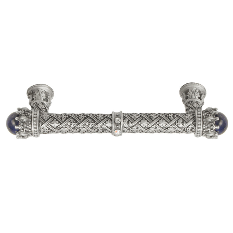 Carpe Diem 6530-23ABOX Crowning Glory Queen Penelope Chrysalis Queen Penelope 5 inches c.c. pull w/ Swarovski Crystals & semi‐precious stones in Chrysalis