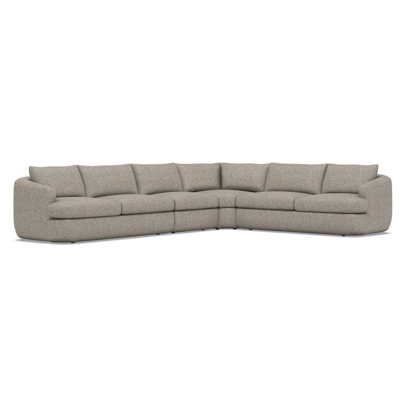 Jules Fabric 4 Pc Sectional, 1697-012