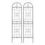 Metal Garden Trellis - Rustproof Trellis for Climbing Plants-1855249332