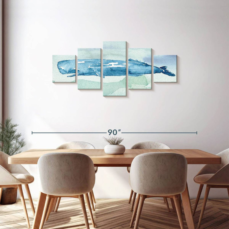 Underwater Sea Life II, 30" H x 68" W
