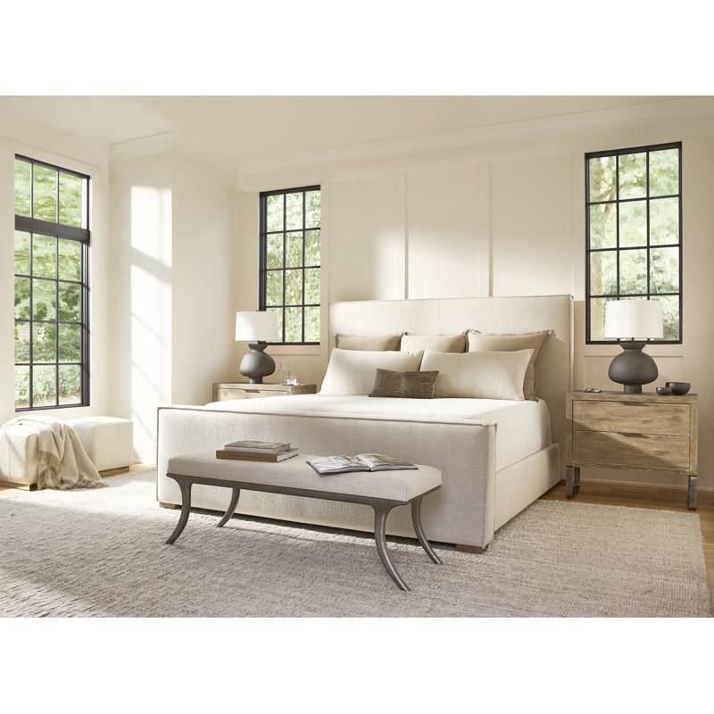 Bernhardt Aspen Fabric Ottoman