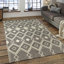 Tapis géométrique contemporain noir en laine fabriqué à la main Luna Kilim-648417080