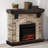 Troy 45'' W Electric Fireplace-140163454