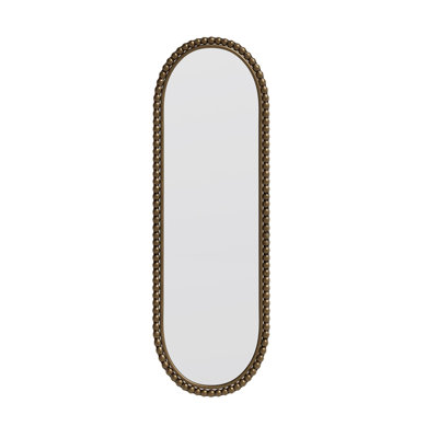 Oval Retro Mirror, Antique Effect,Wall Hanging
