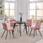 Chaise d'appoint rembourrée en velours Girton-885659786