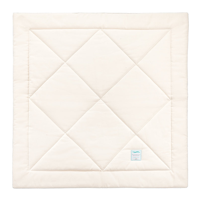Abigayle Cotton 110cm L Changing Mat, Mint/Ecru