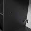 Meuble-lavabo autoportant avec lavabo en résine et 3 portes d'armoire à fermeture en douceur-250163271