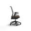 Chaise de bureau ergonomique en mailles chiffon HON, structure gris anthracite, écorce-123244281-123244283