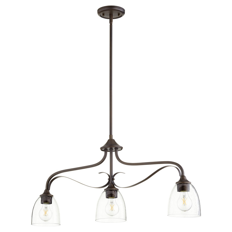 Brookview 3 - Light Kitchen Island Pendant, Oiled Bronze