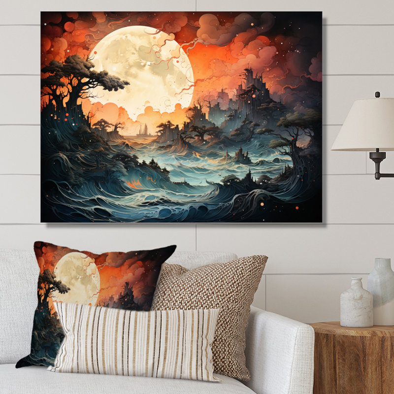 Celestial Exploration, reproduction d'art sur toile, Cadre photo blanc, H 34 po x l 44 po x P 1,5 po