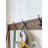 Rattan Entryway Bench With Seat Cushion & Coat Rack