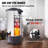 50 Cup Commercial Coffee Urn, Stainless Steel Fast Brew Coffee Dispenser, Large Capacity Coffee Maker for Office, Catering, Party & Events