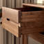 Commode d'appoint rétro avec rangement minimaliste en bois massif-984222200