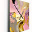 Horloge murale rétro rose et or rétro II - Collages abstraits-99634067