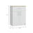 Wilmington 1-Drawer Rectangle Pantry Cabinet White And Light Oak