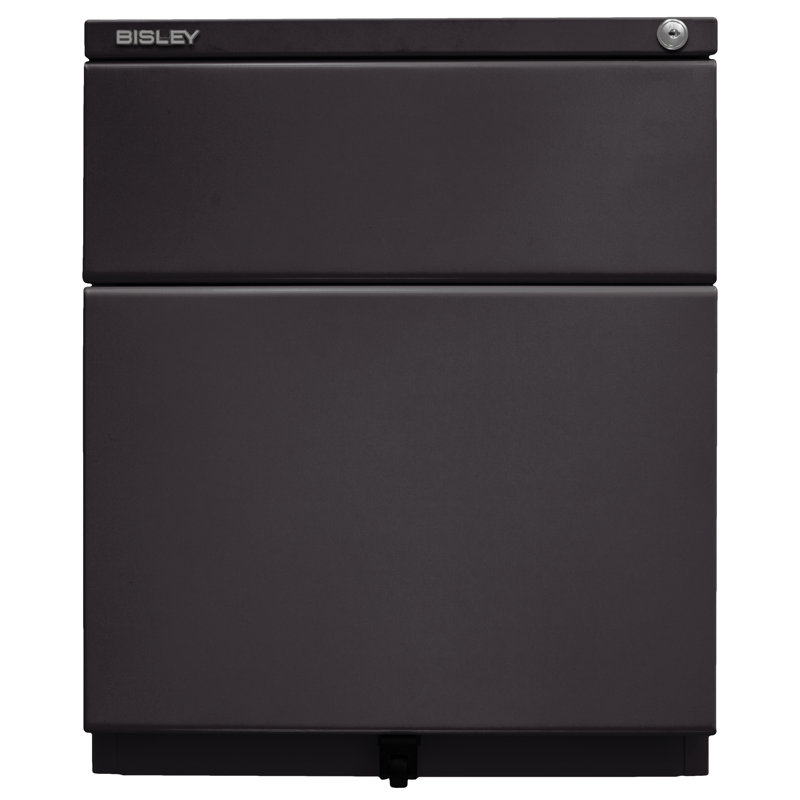 OBA 42cm Wide 2 -Drawer File Cabinet, Traffic white