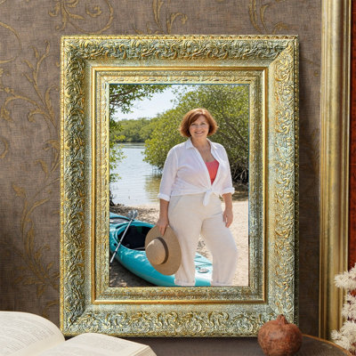 Cadre photo 11 pièces x 11 "or antique 11" pour décor de tablette