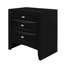 Table de chevet noire Lucille