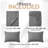 Beddora 4 Piece Bed Sheet Set Queen Titanium – Ultra Soft Double Microfiber, Deep Pocket Fitted Sheet, Wrinkle & Fade Resistant, Hotel Quality Bedding, Breathable & Durable-126702191-126702189
