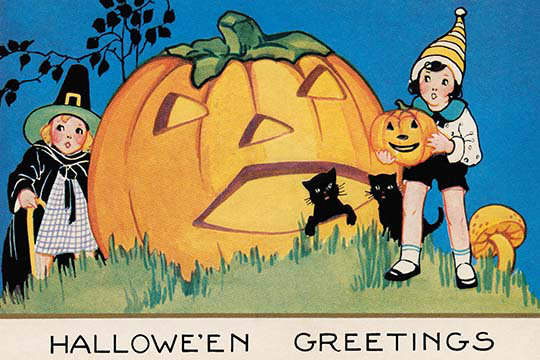 « halloween greetings », impression, 24 po x 36 po