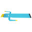 Tube gonflable pour homme avec bras volant-423663365
